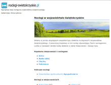 Tablet Screenshot of noclegi-swietokrzyskie.pl